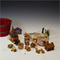 Lot of miniatures including a California Music Box