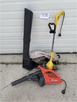 ELECTRIC BLOWER AND WEED EATER