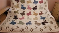 Twin Cat Quilt