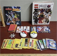 Assorted Items-Pokemon, Marvel, Baseball, Lego