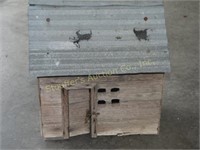 Handmade bird house 16"h