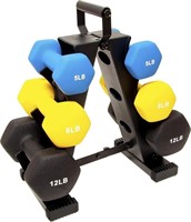 BalanceFrom Dumbbell Set with Stand