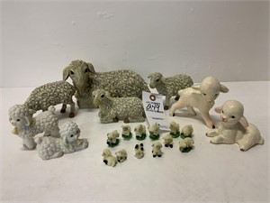 4 Piece Lambs, 2 Pair Lambs, Mini Lambs