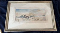 Antique original water color painting ,