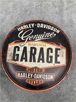 Metal Harley-Davidson Garage Sign