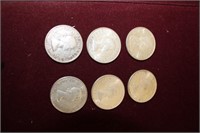 1960s Canadian Silver Half Dollars