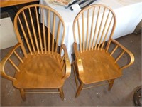 2 Sling Back solid Chairs