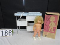 Baby First Step Doll & Changing Table