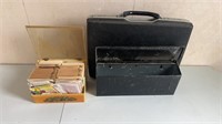 Vintage Mailbox, Case, and Recipe Cards