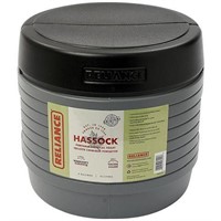 RELIANCE HASSOCK PORTABLE TOILET, 4 GALLON