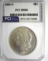 1885-O Morgan PCI MS65