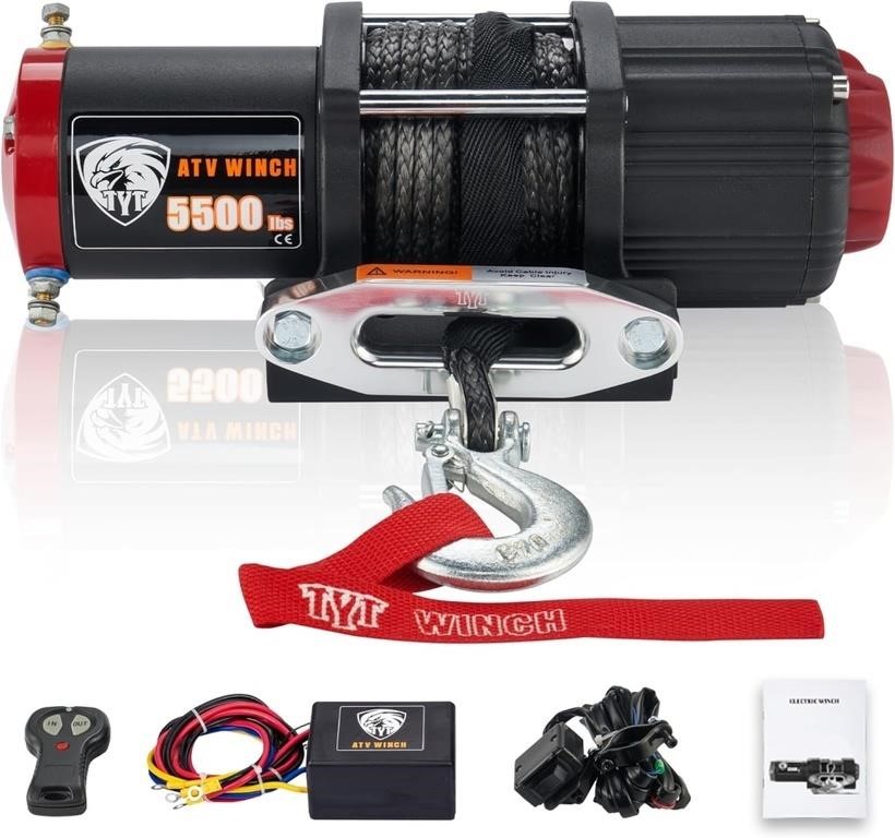 TYT 5500 lb ATV/UTV Winch Synthetic Rope Kits,