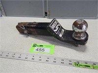 Receiver hitch with 2" ball