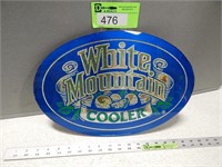Mirrored Whit Mountain Cooler sign