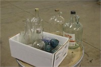 Vintage Glass Jugs, Bottles, and Insulators