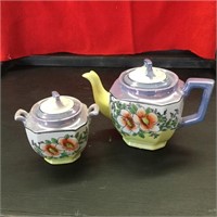 Japan tea Pot And Sugar Bowl