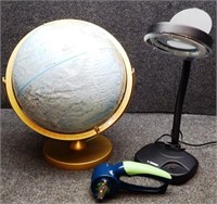 X-Tronic Magnifier, Globe & Blister Pack Opener