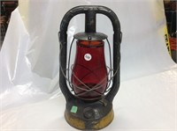 Dieta-Monarch Railway Lantern Red Glass 13"