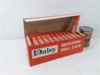 Caisse de Repeating Roll Caps vintage Daisy