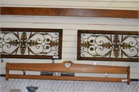 Wooden Wall Mounted Quilt Rack