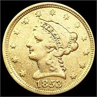 1853 $2.50 Gold Quarter Eagle NICELY CIRCULATED