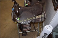 NEW 17" MADE IN USA WESTERN SADDLE WITH PADDED