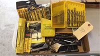 Drill bits, Allen wrenches, etc