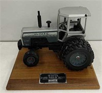 White 2-155 w/Duals on Wood Plaque