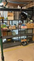 Metal Shelf With Miscellaneous Content