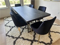 7PC DINNING TABLE & CHAIRS