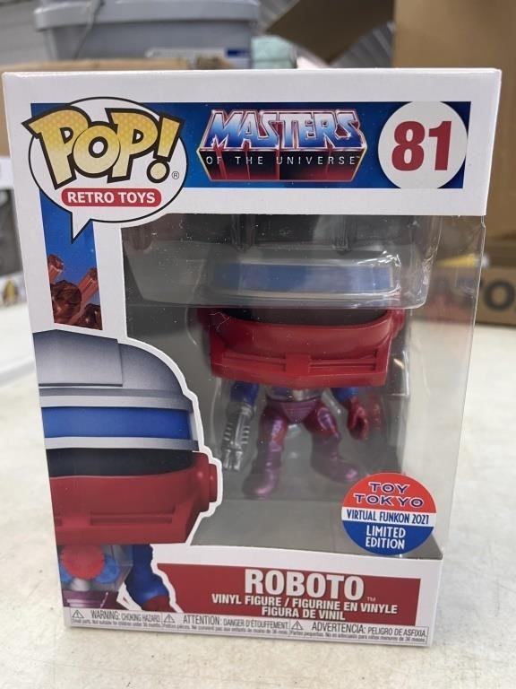 Pop "Masters of the Universe" roboto