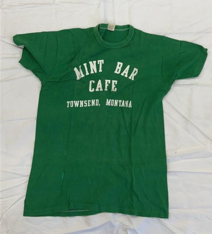 Single stitch size xl shirt-mint bar cafe in MT