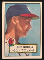 1952 Topps #288 Chet Nichols SP Semi High Lower gr