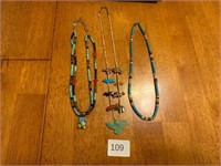 Semi Precious Stone Necklaces Fetish Turquoise