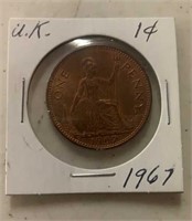 1967 GREAT BRITAIN LARGE CENT