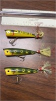 3 SIMILAR SPARKLY FISHING LURES