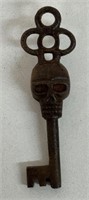 ANTIQUE SKULL SKELETON KEY