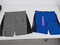 2-Pk Champion Boy's XXL Short, Blue and Grey XXL