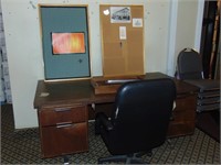 Large Office Desk and Chair plus
