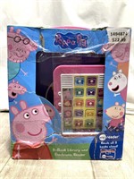 Peppa Pig 6 Book Library And Electronic Reader