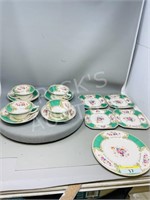 Myott Royal Crown 4 cups & saucers & 5 plates