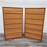 Pair of mid century chests of drawers