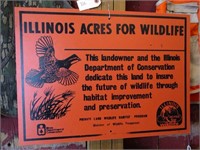 Illinois Acres for Wildlife Sign