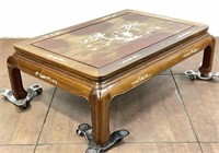 Chinese Mother Of Pearl Inlaid Low Coffee Table