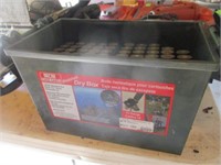 Dry box w/approx 97 3" 12ga steel shot