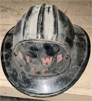 Vintage firemans hat, DLWC