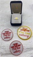 TTC - Sterling silver Pin & patches
