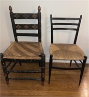 Two Hitchcock Style Chairs