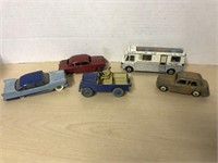 5 Dinky Vehicles