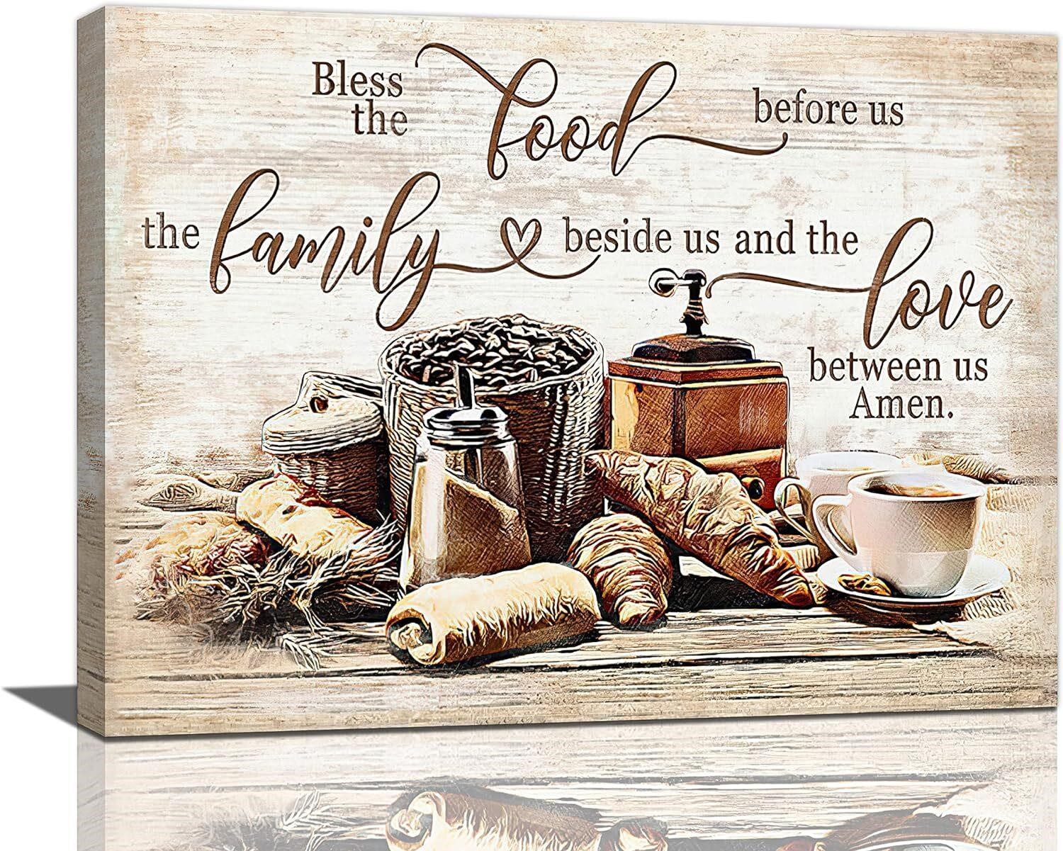 Christian Kitchen Wall Art 12x16 Coffee 2